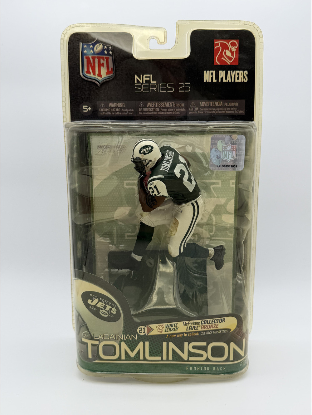 McFarlane NFL Series 25 LaDainian Tomlinson New York Jets Action Figure
